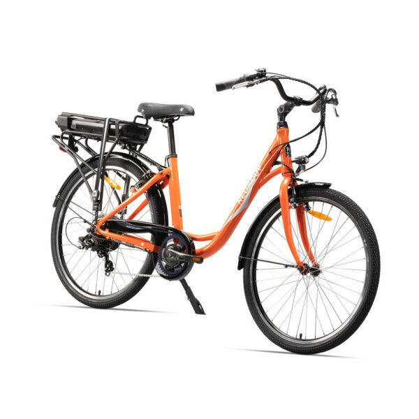 VÉLO DE VILLE ÉLECTRIQUE – NEOMOUV ECHINOPS – ORANGE – Image 2