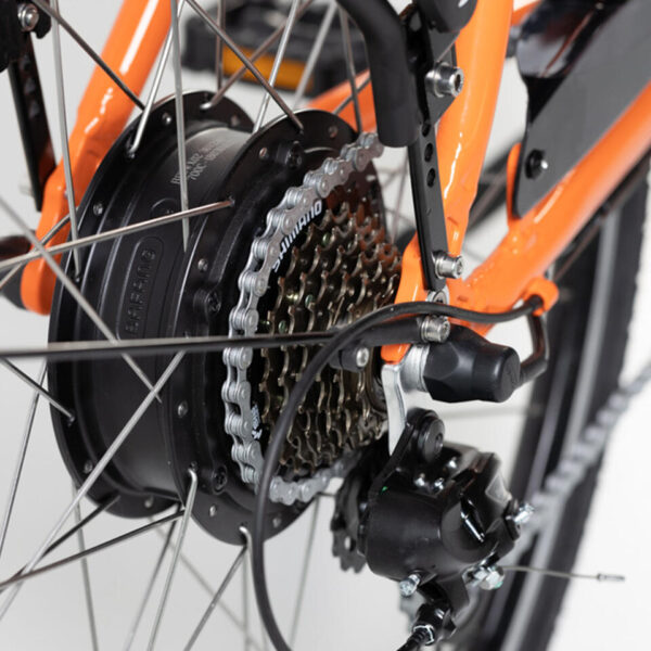 VÉLO DE VILLE ÉLECTRIQUE – NEOMOUV ECHINOPS – ORANGE – Image 3