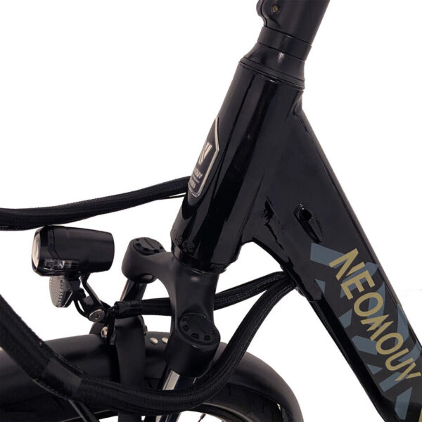 VÉLO DE VILLE ÉLECTRIQUE – NEOMOUV KALYSO 2 HYDRAULIQUE NEXUS 7 – NOIR – Image 3