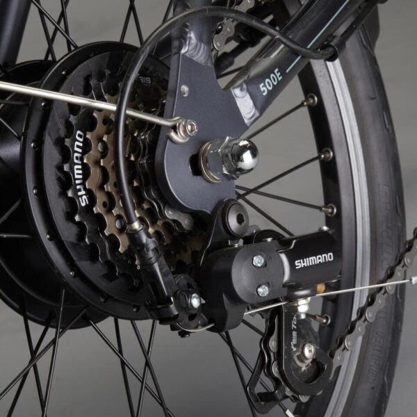 VELO PLIANT A ASSISTANCE ELECTRIQUE TILT 500 GRIS NOIR – Image 5