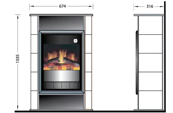 Poêle électrique Scandic – Image 8