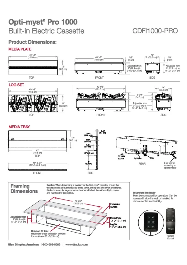 Insert électrique Cassette 1000 – Image 4