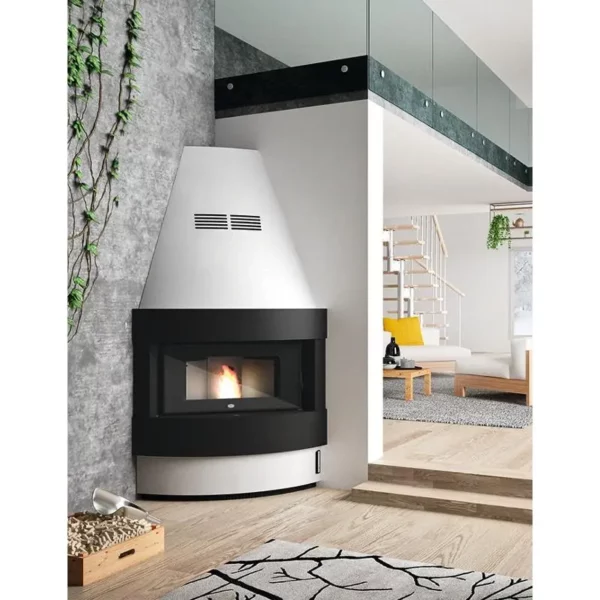 Cheminée à granulés ventilé – EVACALOR Raffaello 11.5 kW – Image 8
