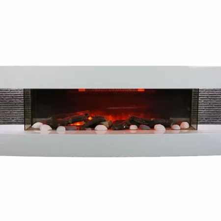 CHEMINÉE ÉLECTRIQUE DESIGN LOUNGE 3XL BLANCHE