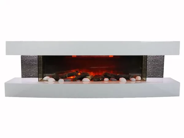 CHEMINÉE ÉLECTRIQUE DESIGN LOUNGE 3XL BLANCHE