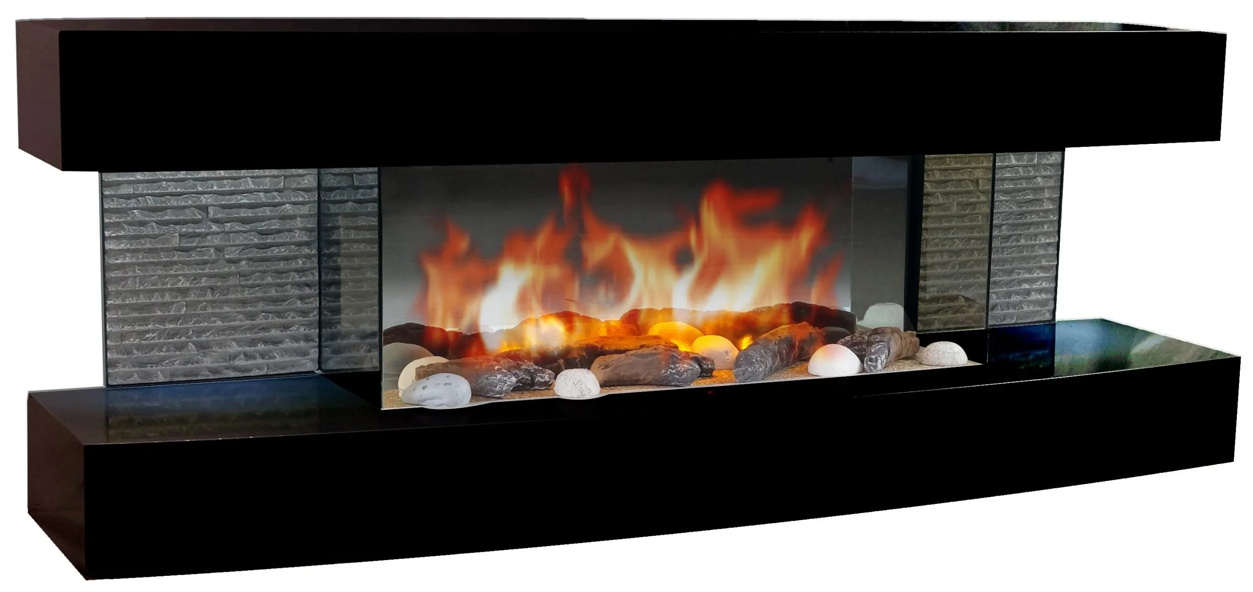 CHEMINÉE ÉLECTRIQUE DESIGN LOUNGE NOIRE – Image 7