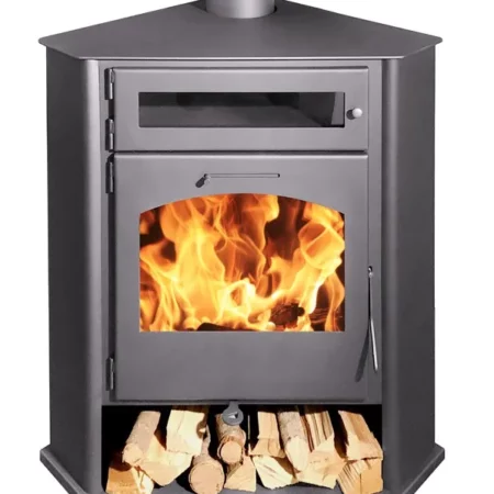 Poêle à bois d’angle R2 Horno Plus par J.Panadero