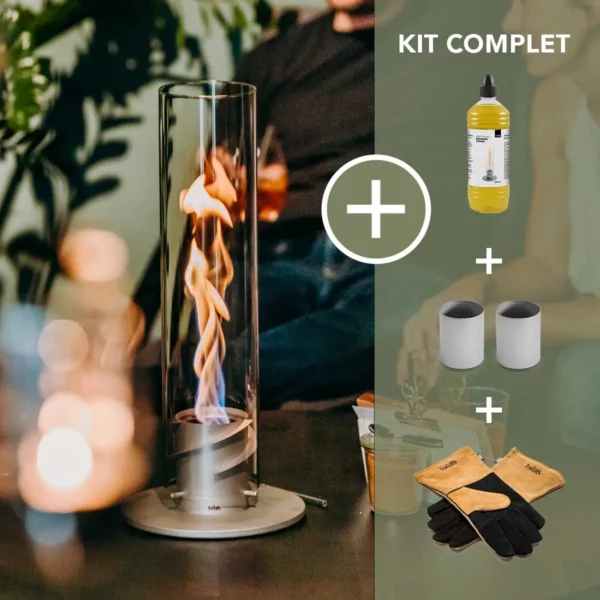 KIT COMPLET TORCHE ÉTHANOL À POSER SPIN – Image 5