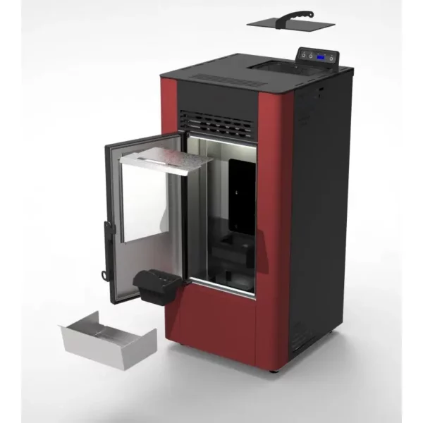 PACK Poêle à granulés C12C FIREMATIC + Kit ventouse Dinak + Module Wifi – Image 7
