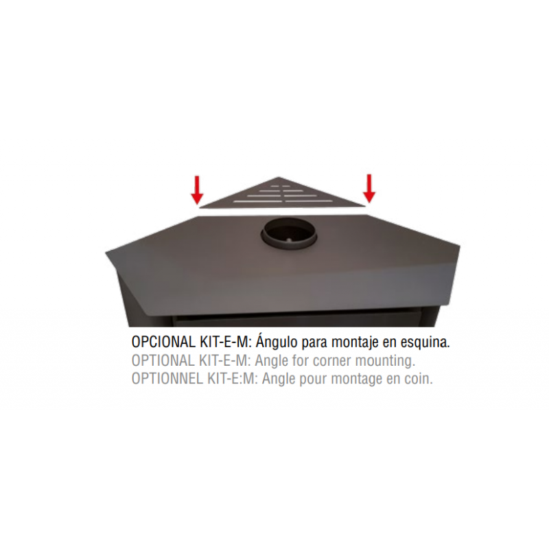 Poêle à bois avec four – BRONPI Murano – R 14 kW – Image 4