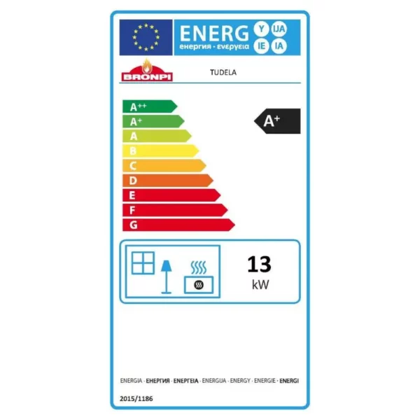 Poêle à bois avec four – BRONPI Tudela 13 kW – Image 8
