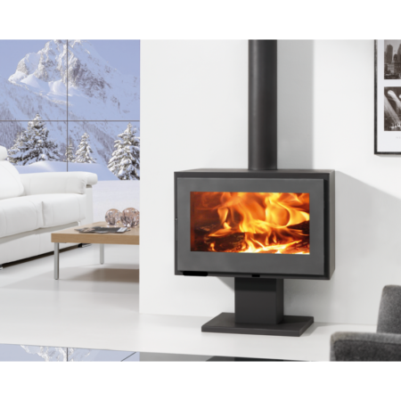 Poêle à bois avec prise d’air externe – PANADERO Maja 7 kW