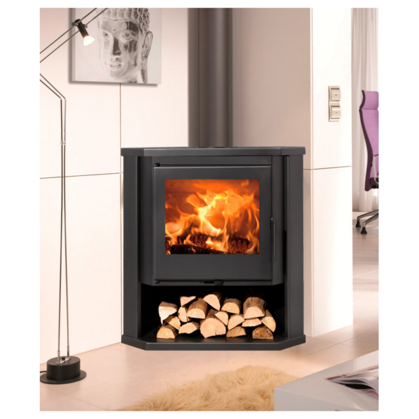 Poêle à bois d’angle – PANADERO Sintra 7 kW