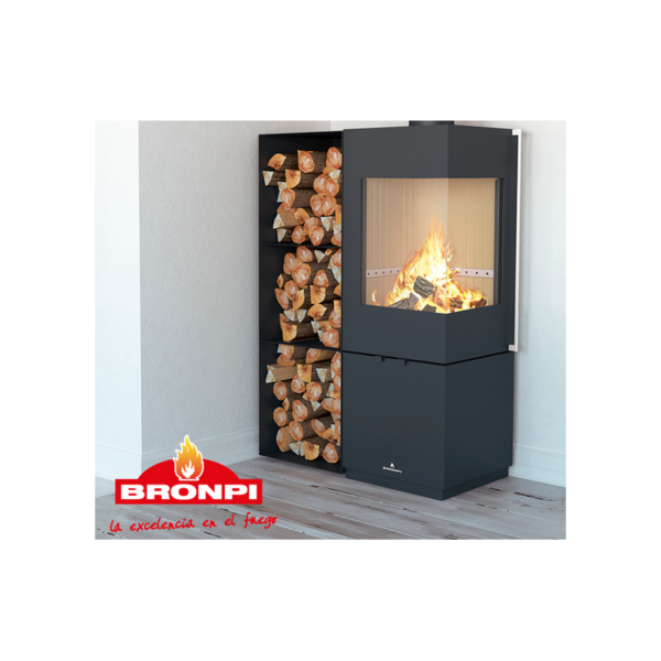 Poêle à bois étanche BRONPI Bombay E 7 kW – Image 3