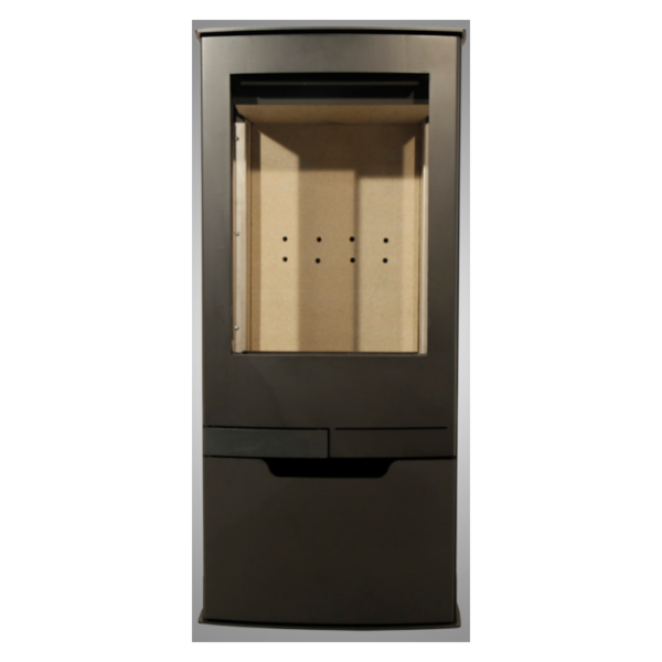 Poêle à bois avec prise d’air externe – PANADERO Zinc 8 kW – Image 3
