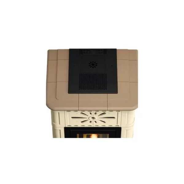 Poêle à granules ventilé céramique – EVACALOR Maria 13.5 kW – Image 9