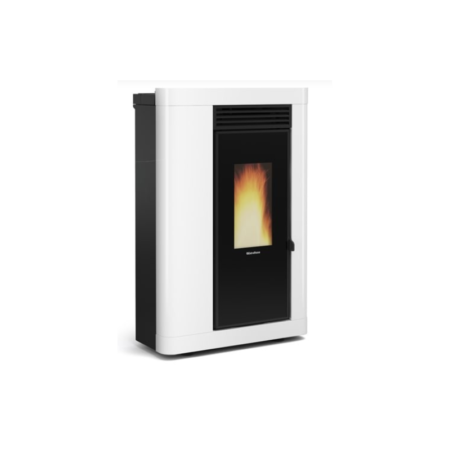 Poêle à granules ventilé extra-plat canalisable – EXTRAFLAME Annabella AD Evo 10 kW
