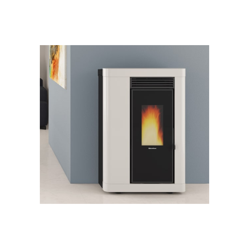 Poêle à granules ventilé extra-plat canalisable – EXTRAFLAME Annabella AD Evo 10 kW – Image 3