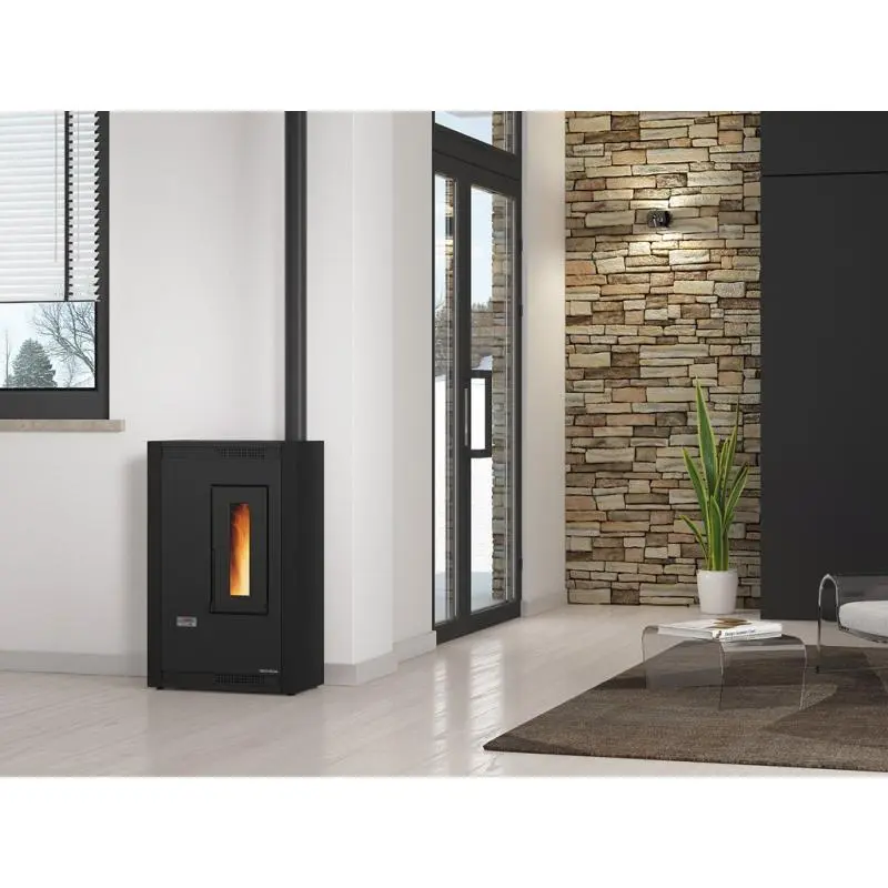 Poêle à granules ventilé extra plat – EXTRAFLAME Luisella 5 kW – Image 6