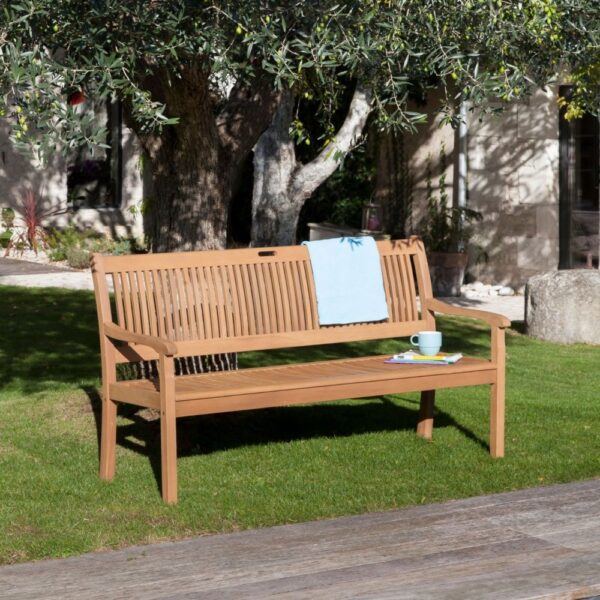 Banc Amadéo bois L158 cm – Image 2