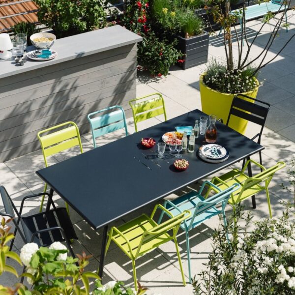 Table de jardin Fermob Monceau rectangulaire 8 Pers – Image 2