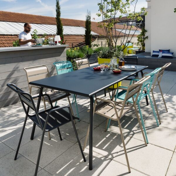 Table de jardin Fermob Monceau rectangulaire 8 Pers – Image 5