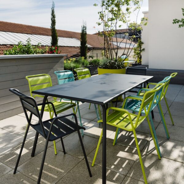Table de jardin Fermob Monceau rectangulaire 8 Pers – Image 7