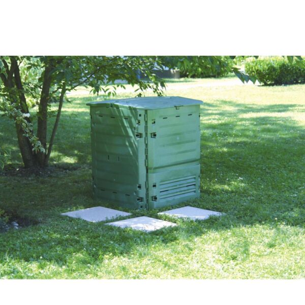 Composteur GARANTIA Thermo-King 900L vert + grille de fond – Image 3