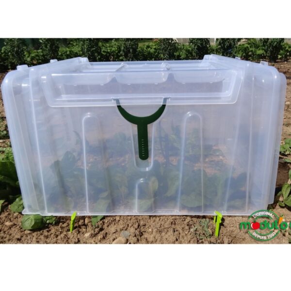 Kit de 3 mini serres Modul'o 60 - L 79 x l 59 x H 50 cm - MV Industrie – Image 9