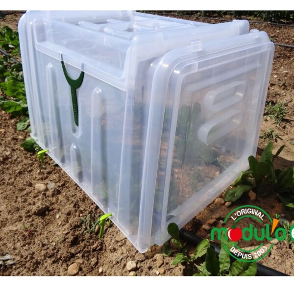 Kit de 3 mini serres Modul'o 60 - L 79 x l 59 x H 50 cm - MV Industrie – Image 10