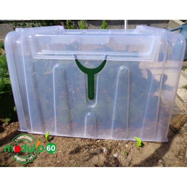 Kit de 3 mini serres Modul'o 60 - L 79 x l 59 x H 50 cm - MV Industrie – Image 12