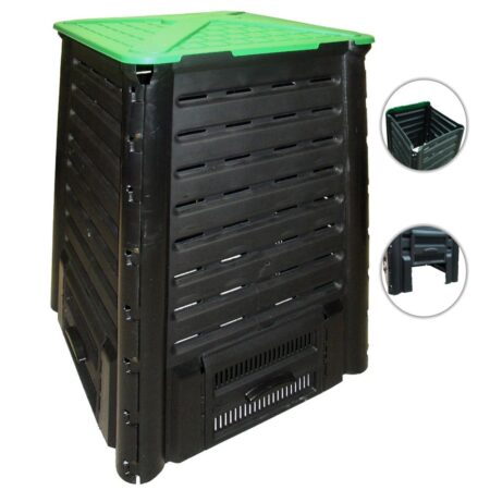 Composteur BELLIJARDIN Compo'Fast 600L noir