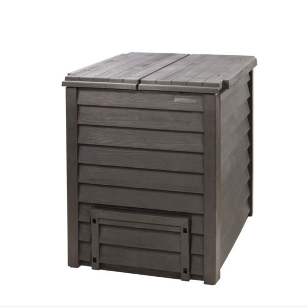 Composteur GARANTIA Thermo-Wood 600 L gris anthracite + grille de fond – Image 2