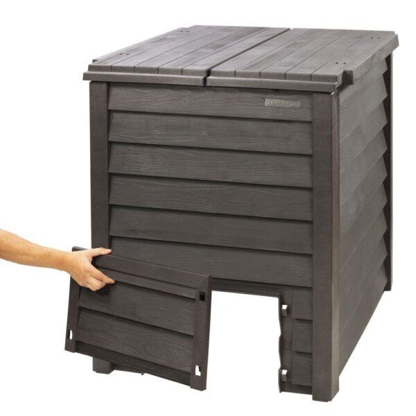 Composteur GARANTIA Thermo-Wood 600 L gris anthracite + grille de fond – Image 25