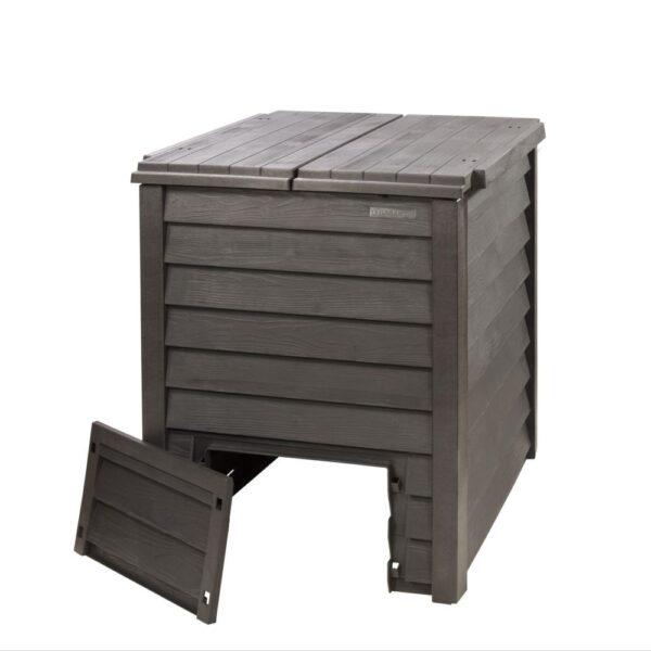 Composteur GARANTIA Thermo-Wood 600 L gris anthracite + grille de fond – Image 5