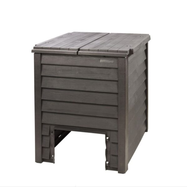 Composteur GARANTIA Thermo-Wood 600 L gris anthracite + grille de fond – Image 6