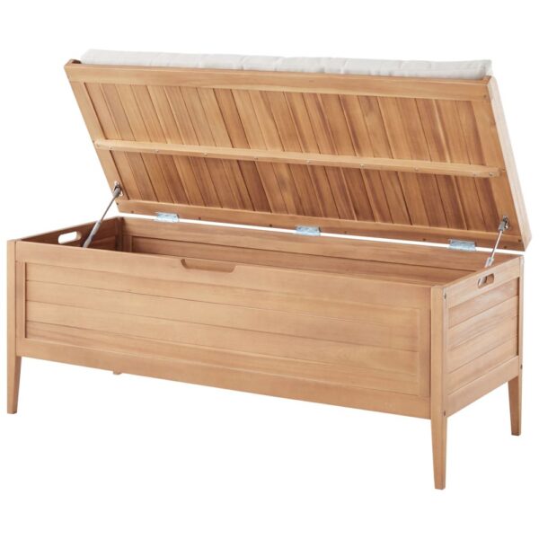 Coffre banc en bois Camilia 2 places- Ecloz – Image 3