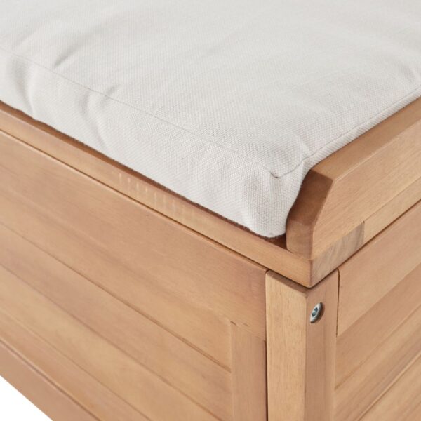Coffre banc en bois Camilia 2 places- Ecloz – Image 4