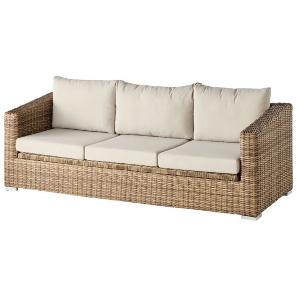 Canapé de jardin avec coffre CORFOU 3 places - Ecloz – Image 3