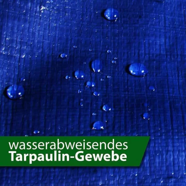 Bâche de Protection - étanche, résistant à la déchirure, revêtue des Deux côtés - avec des Oeillets en Acier Inoxydable -[107] – Image 4