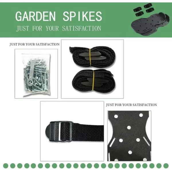 Chaussures d'aérateur de pelouse, Chaussures de scarificateur d'aérateur de pelouse réutilisable MAGT Outils de desserrage d'he A335 – Image 3
