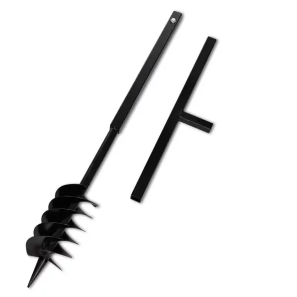 Fdit Tarière de sol avec manche 120 mm et tube d'extension 5 m AcierFDI7063373566583 – Image 2