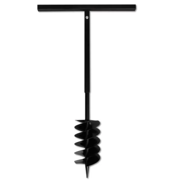 Fdit Tarière de sol avec manche 150 mm et tube d'extension 5 m AcierFDI7063373566613 – Image 4