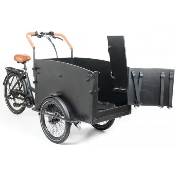 Tricycle électrique noir avec porte – Image 2