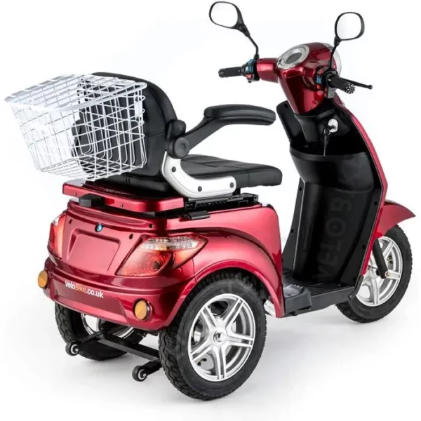 VELECO Tricycle électrique Mobilité/Loisirs Scooter Senior Handicapé Affichage numérique Panier – Image 5
