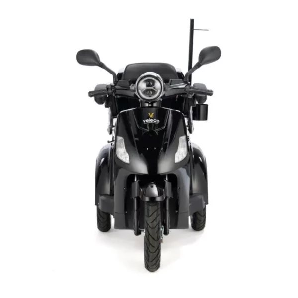 VELECO Scooter Électrique 3 Roues 800 W Senior/Handicapé DRACO avec Batterie Lithium Ion (Noir) – Image 2