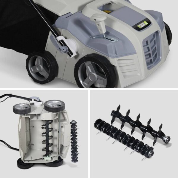 VOLTR - Scarificateur électrique gazon 1800W - Outil 2en1 aérateur et démousseur pelouse – Image 6
