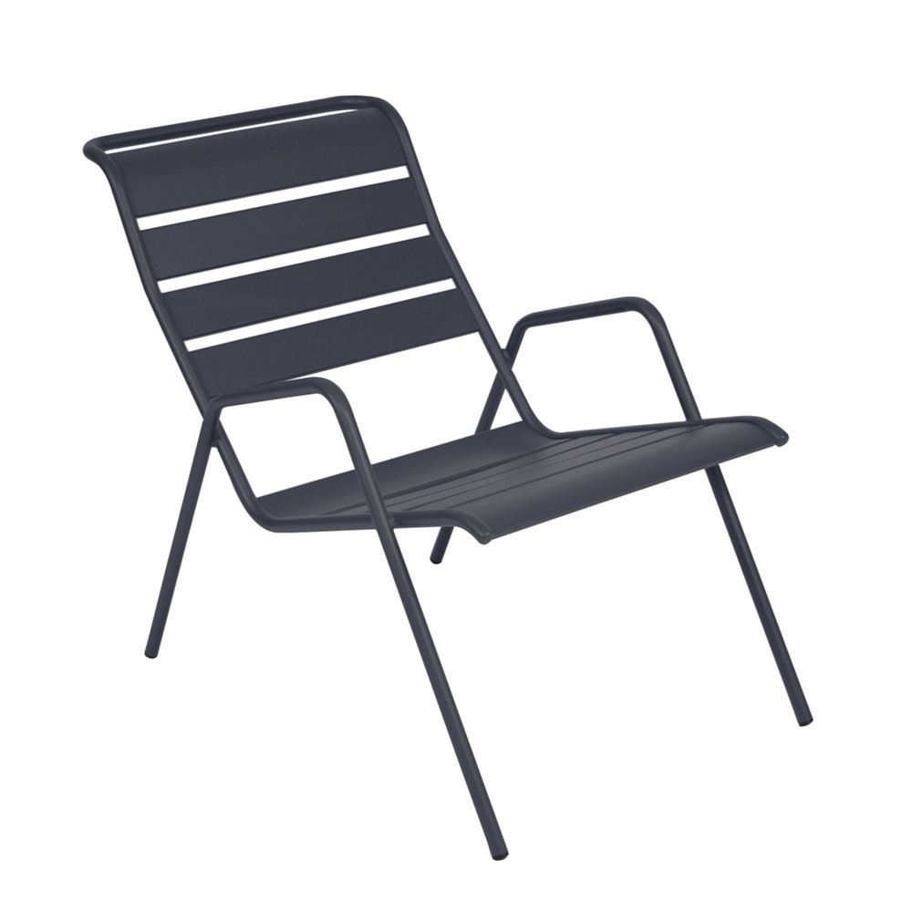 Fauteuil bas Fermob Monceau acier – Image 7