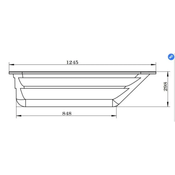 Benne en polypropylène de 300 litres Torros EP300P-BAK – Image 4