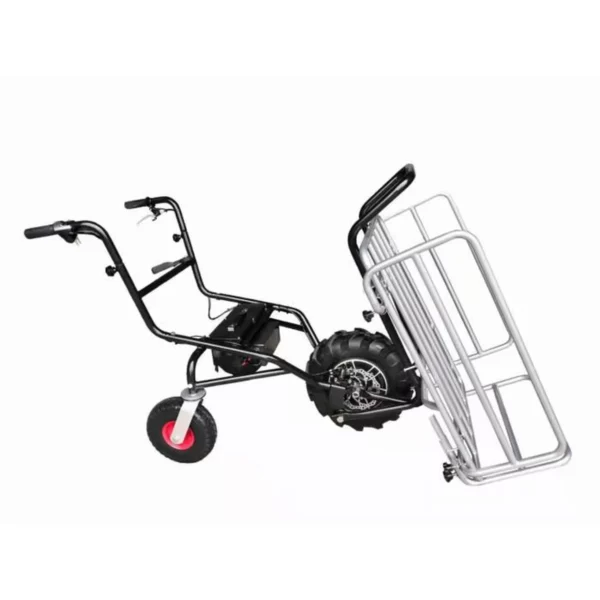 Brouette électrique 24 V charge 120 kg + cuve – Image 3